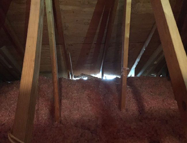 If you can see light shining through places it should not be, it is time for a roof repair. 