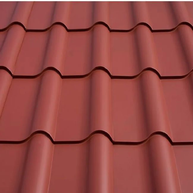 These tiles are designed to look like clay tiles but are more durable and less heavy. 