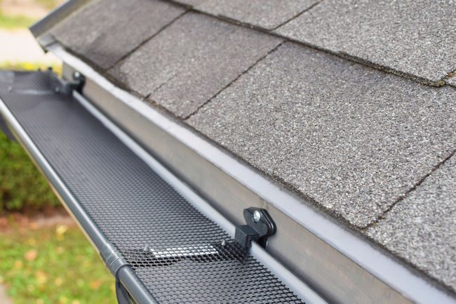 Gutter guards prevent clogs in your gutters.