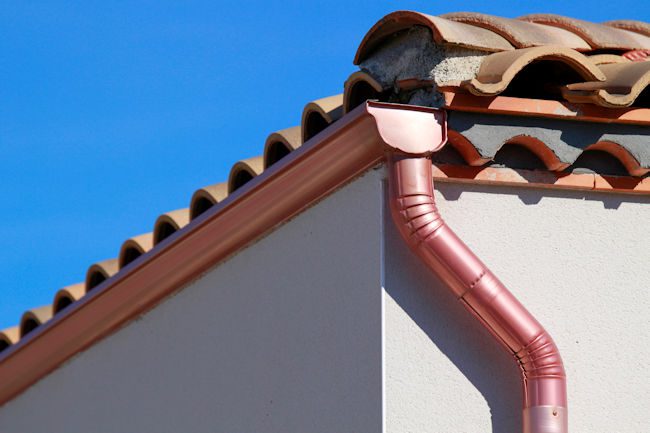 Copper gutters are considered the most durable ones.